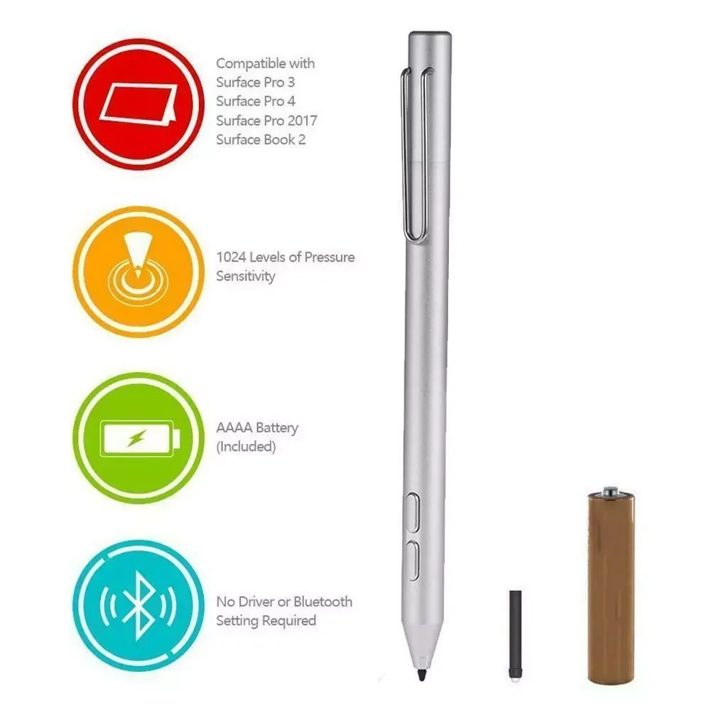 Aluminium Tablet Stylus Pen For Laptop Capacitive Universal HP Screen X7O6