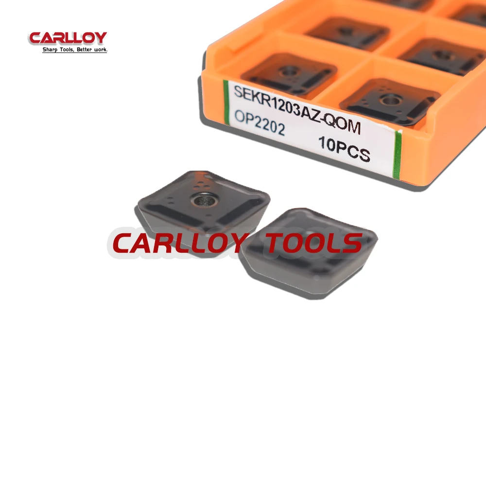 Фото Фрезерная пластина SEKR SEKR1203 SEKR1203AZ-QOM OP1215 OP1315 OP2202 OP1630 квадратная для P M K №5