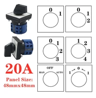 lw28 20 lw26 20 series electric 234 position 8 terminals rotary cam changeover switch with screws useful tool 660v 20a