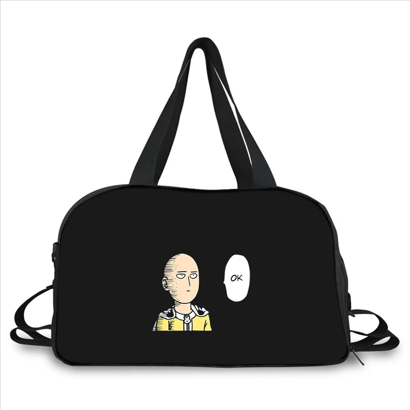 Anime One Punch Man 3D printing fashion trend portable large capacity multi function messenger bag travel bag