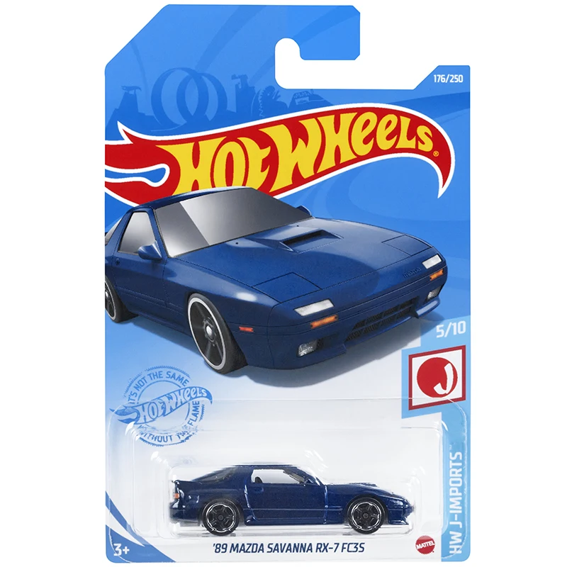 2023-51 автомобили Hot Wheels 89 MAZDA SAVANNA RX-7 FC35 1/64 металлические Литые строительные