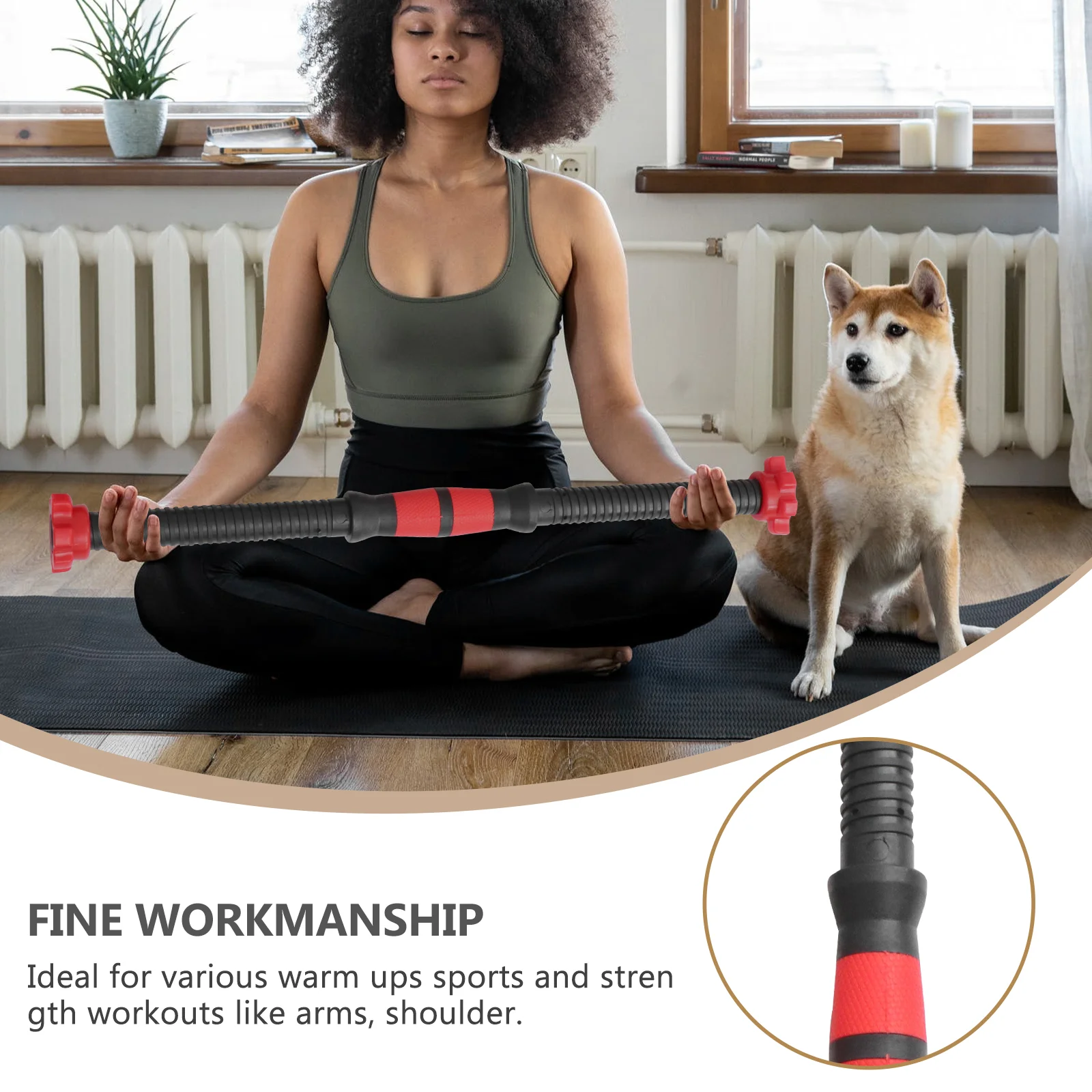 2-х шт. набор штанг для гантелей тяжелая атлетика воротник с шпиновым замком