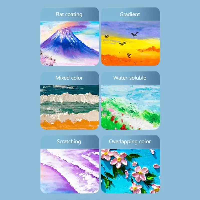 Наборы масляной пастели живопись пастелью мягкие художественные мелки для