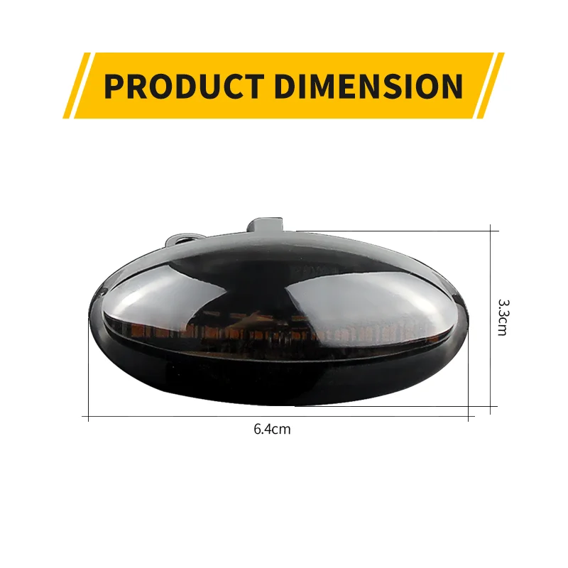 2 шт. светодиодные динамические поворотники для Citroen C1 C2 C3 C4 C5 C6 Xsara N0/N1/N2 Picasso C-Crosser