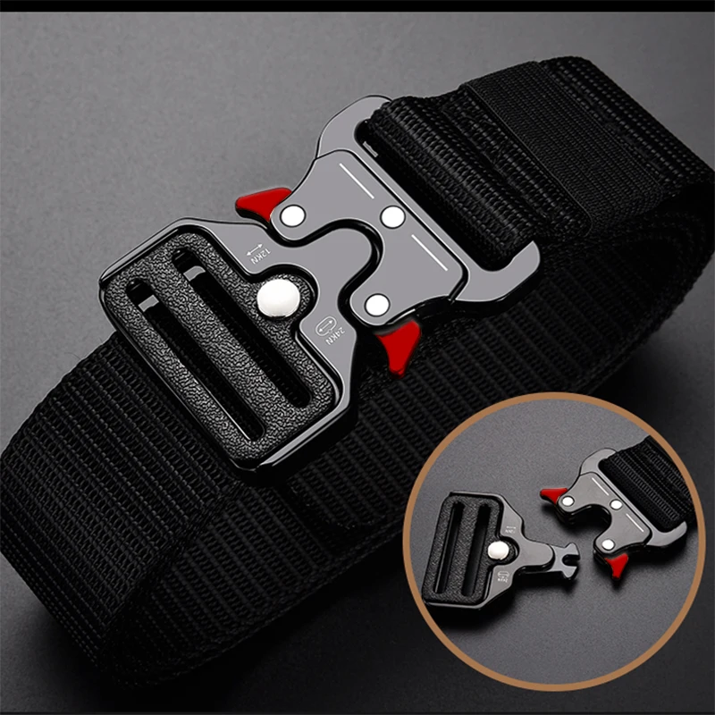 Men's Belt Army Outdoor Hunting Tactical Multi Function Combat Survival High Quality Marine Corps Canvas For Nylon Male Luxury 5 Men's Belt Army Outdoor Hunting Tactical Multi Function Combat Survival High Quality Marine Corps Canvas For Nylon Male Luxury 5