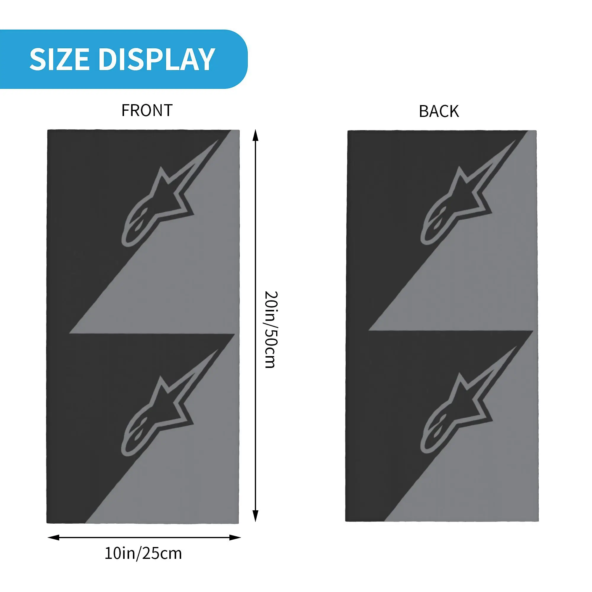 Бандана на заказ для мотокросса эндуро зимняя теплая повязка шею ветрозащитный