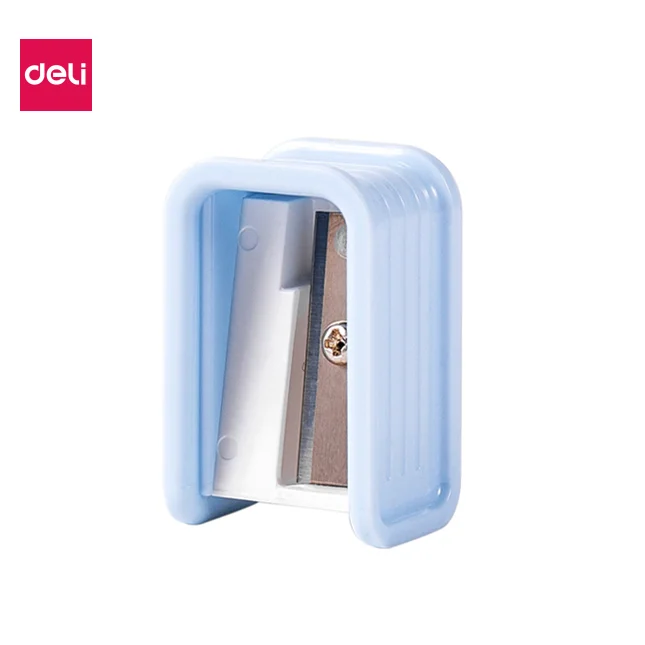 

Deli 1 PC Rotary Pencil Sharpener Random Color Mini School Office Supplies 0594