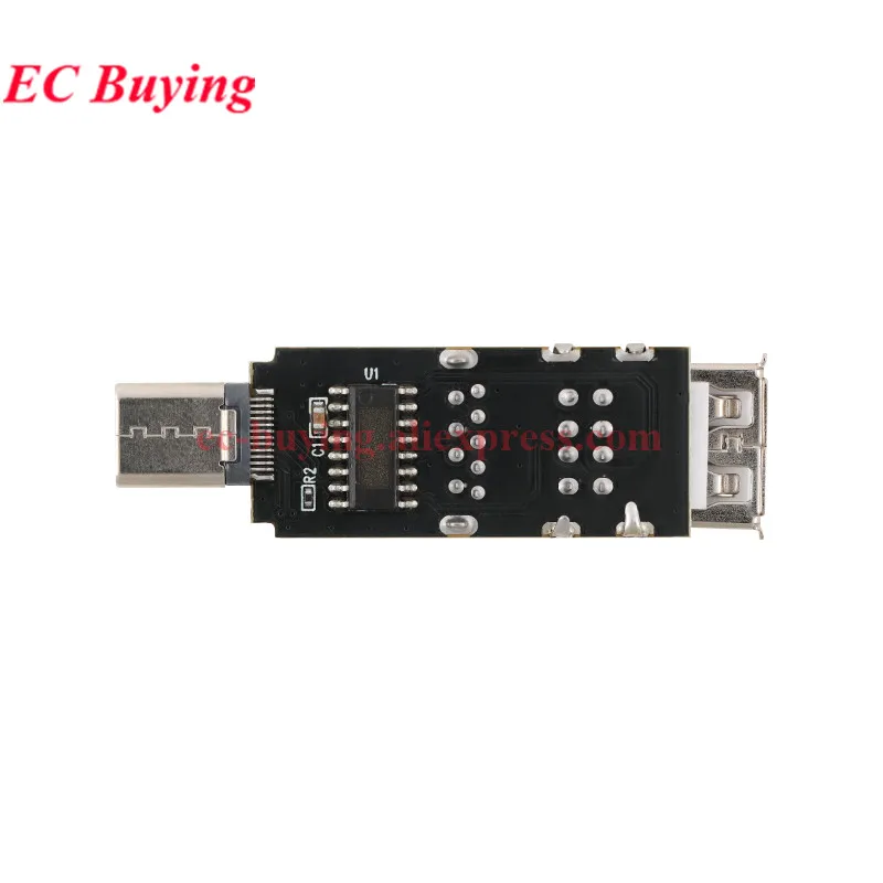Фото TYPE-C — 1-портовый USB 3.0 и 2-портовый модуль расширения USB 2.0 Концентратор TYPE-C Многопортовый разветвитель расширения TypeC Turn USB-A №5