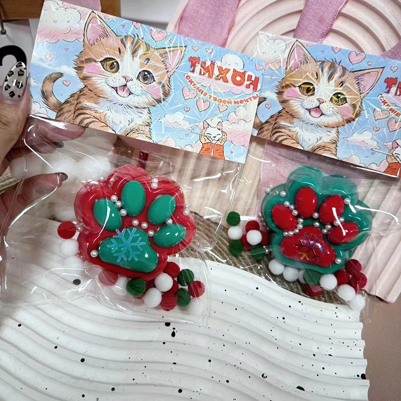 Рождественская серия игрушки для кошачьих лап милая мягкая игрушка снятия
