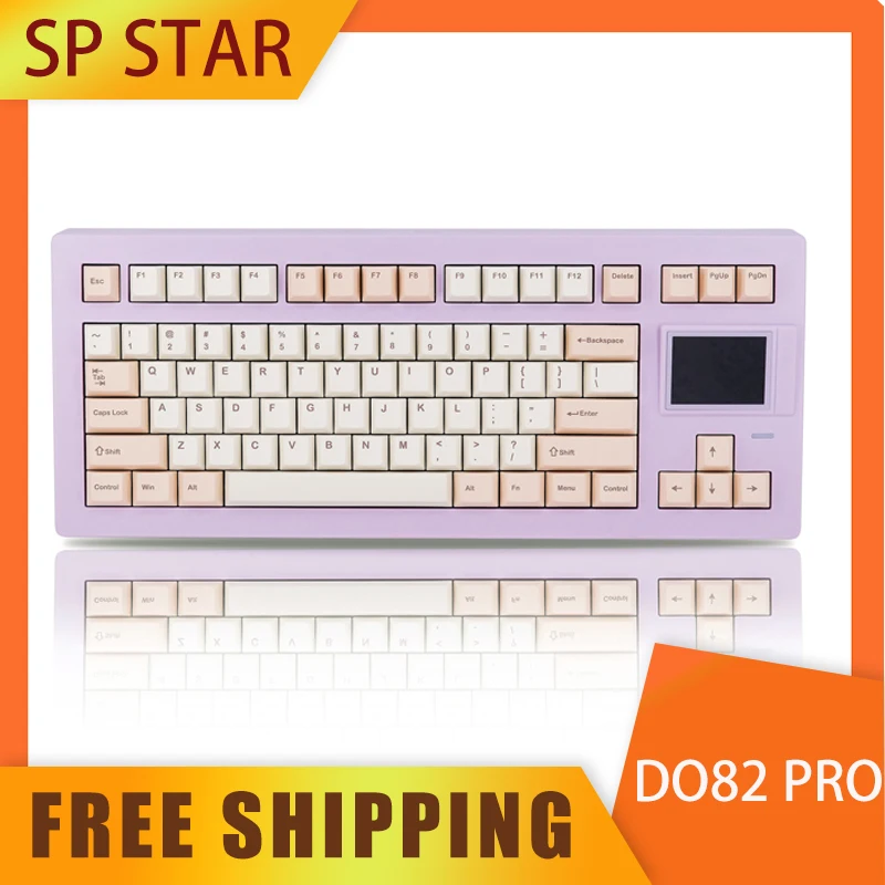 SP STAR D82 PRO Беспроводная механическая клавиатура с тремя режимами индивидуальная