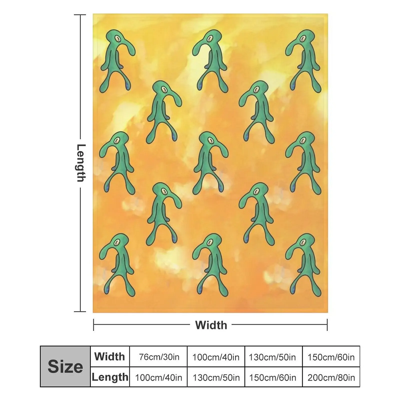 Плед Bold and Brash (желтый) Персонализированный подарок Самые мягкие одеяла на