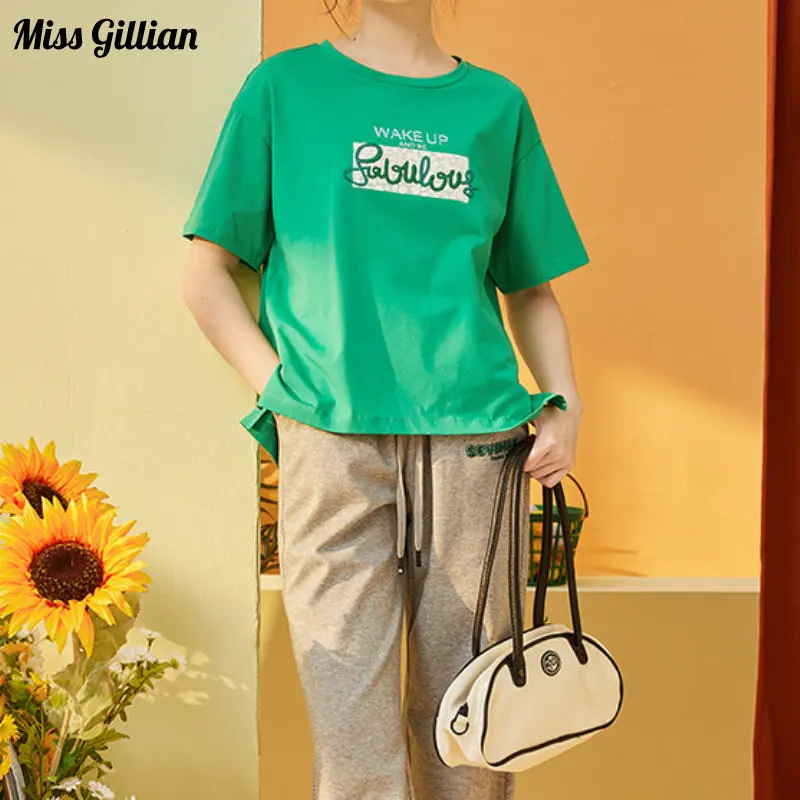 

Summer Short Sleeve Tops Women O Neck Casual T-shirts Loose Letter Print Female Clothing Basic T Shirts Simplr Style Yellow Tees