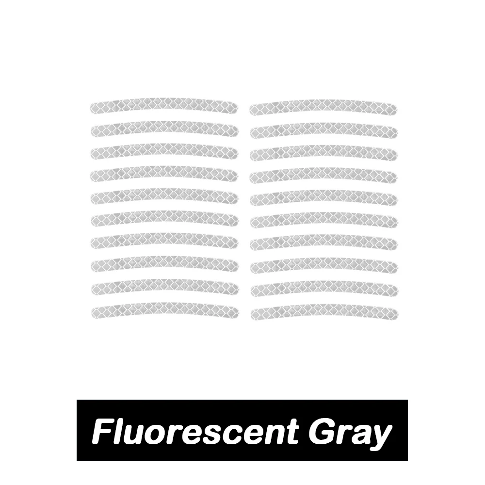 

Светоотражающие наклейки на колеса автомобиля, 20 шт., ночные флуоресцентные предупреждающие наклейки для шин, паста, творческая личность, декоративные наклейки для автомобиля