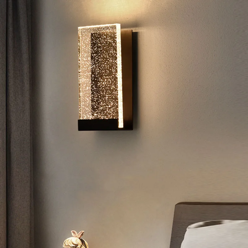

Indoor Bedside Wall Lamp Bathroom Product Led Street Wall Lamp Home Decor Luxury Bedroom Furniture Aplique Pared Led Light