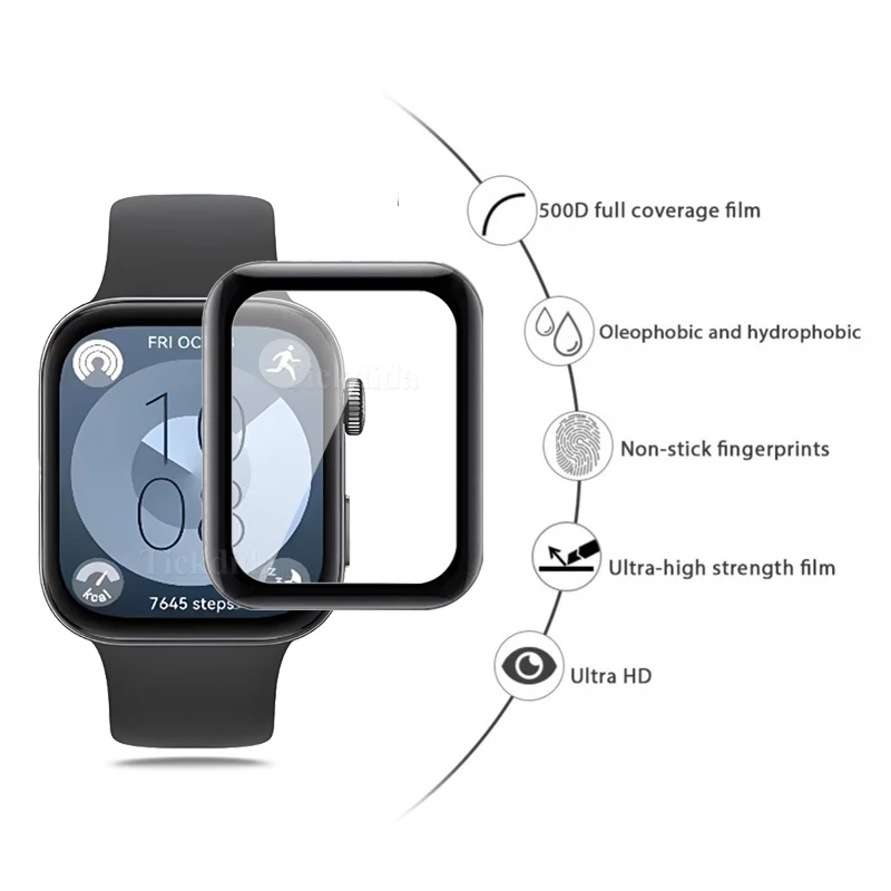 Мягкое закаленное стекло для Huawei Watch Fit 3 защитная пленка экрана аксессуары