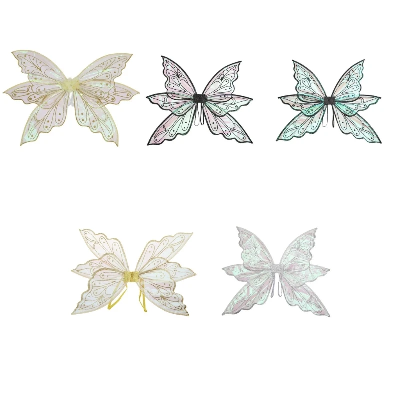 

Princess Girls Fairy Wing for Kids Birthay Party Halloween Dress Up Nymph