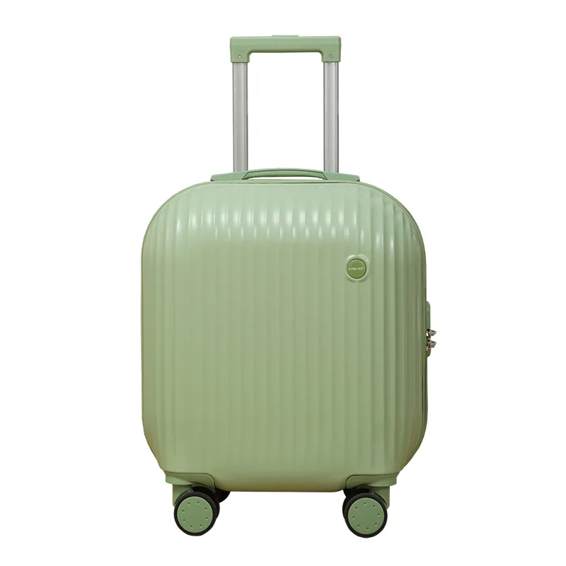 The New Luggage Female 18-Inch Small Lightweight Universal Wheel Trolley Case Silent Wheel Boarding Secret Code Box