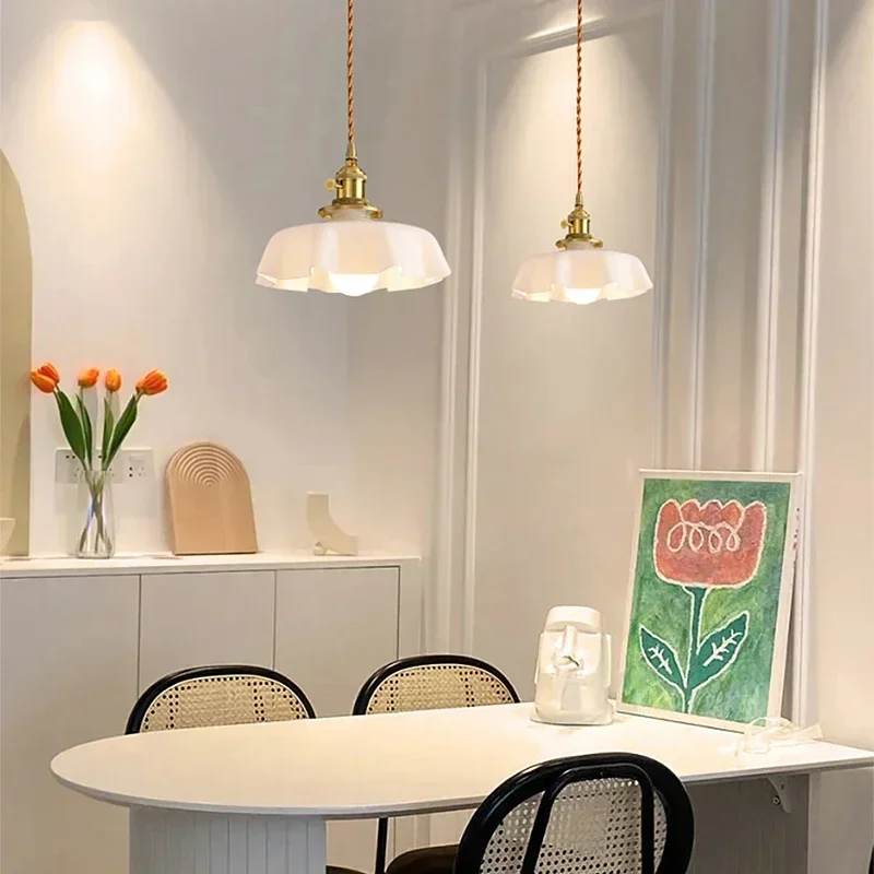 Нордическая французская Подвесная лампа домашний декор для детской гостиной