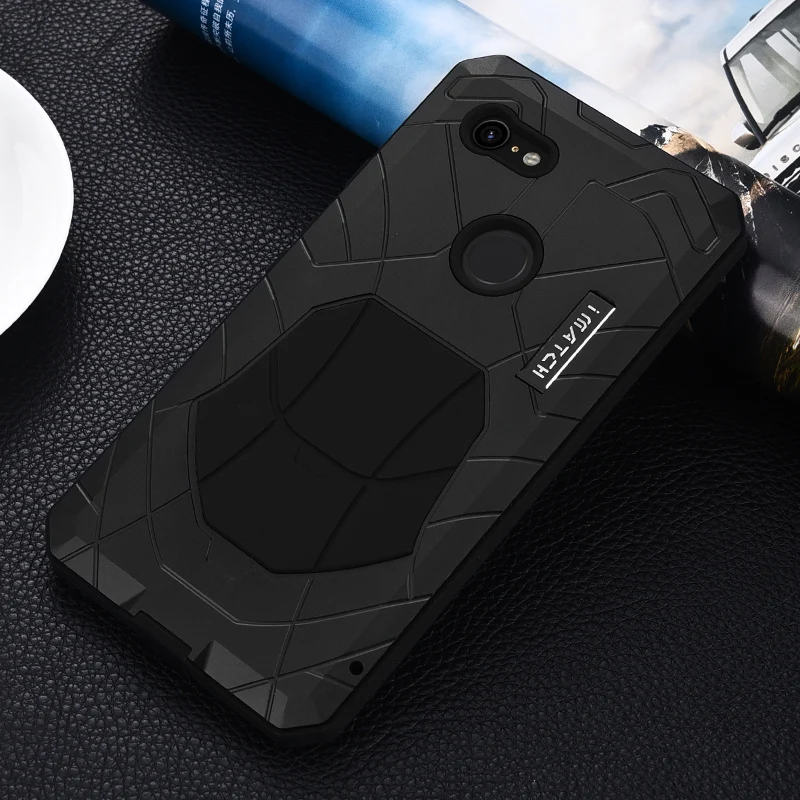 

Imatch Aluminum Metal Armor Silicone Shockproof Phone Cover Case For Google Pixel 3a 3 3a Xl Dirt Shock Proof Case