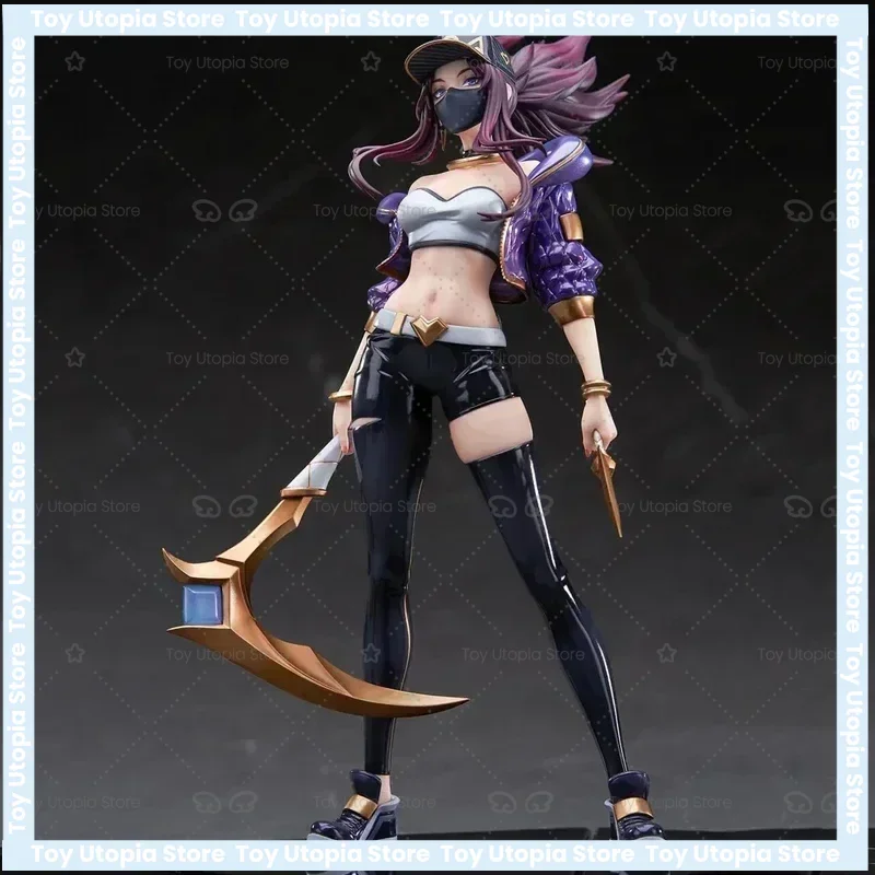 Фото Фигурка APEX INNOVATION K/DA Акали: Убойщица-разбойница, коллекционная модель из ПВХ, оригинальная статуэтка №2