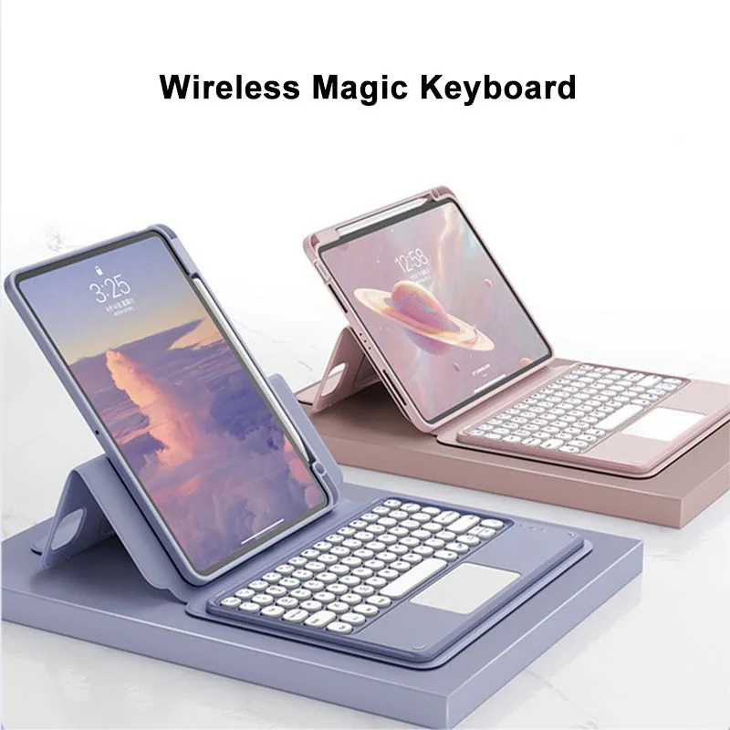 Wireless Magic Keyboard for Apple iPad Pro 11 Air 10.5 5 4 10.9 10.2 Air5 2022 2021 2020 Mini 6 Magnetic Case Keyboard Cover