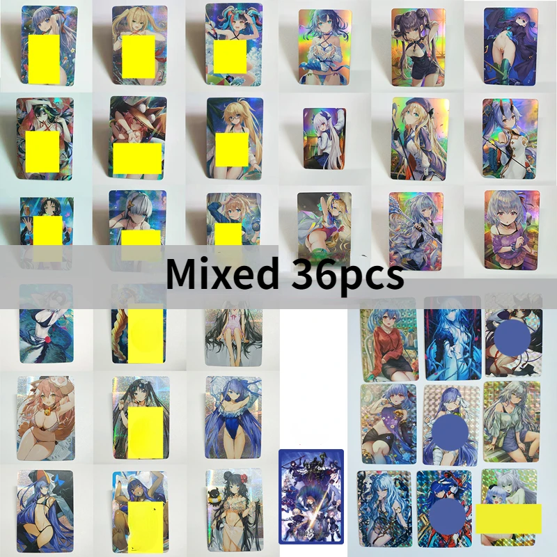 

Goddess Story series anime character fate girl card rare flash card 36pcs childrens toys Christmas birthday gift collection card