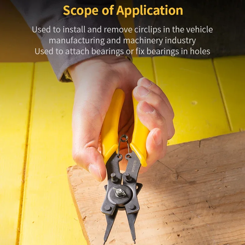 Набор 6 дюймовых стопорных плоскогубцев Deli 5 в 1 набор сделай сам Комбинированный