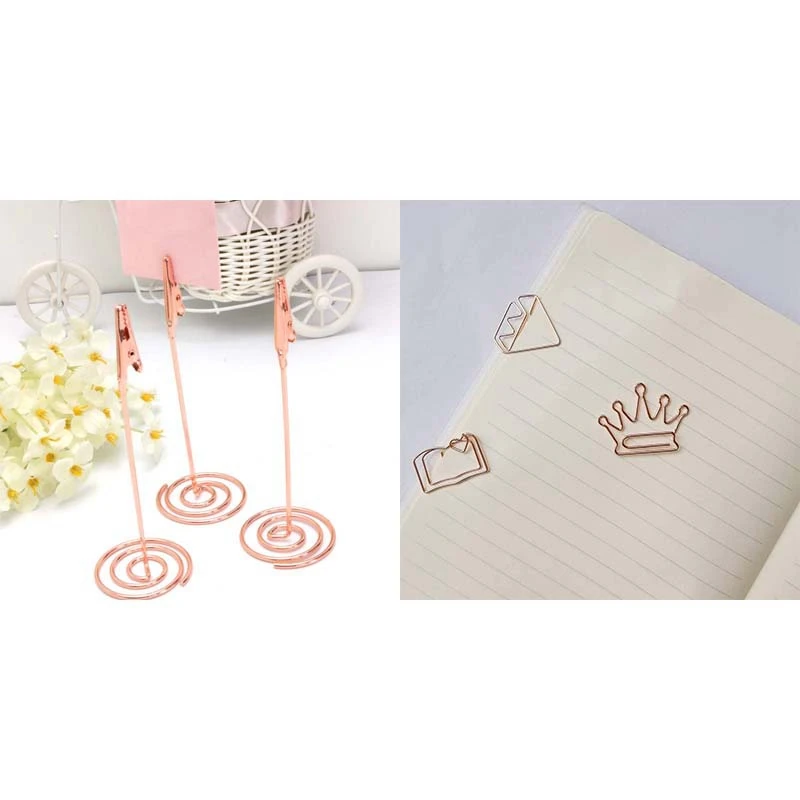 12 шт. подставка для держателя зажима и застежка-крокодил с 35 зажимами бумаги