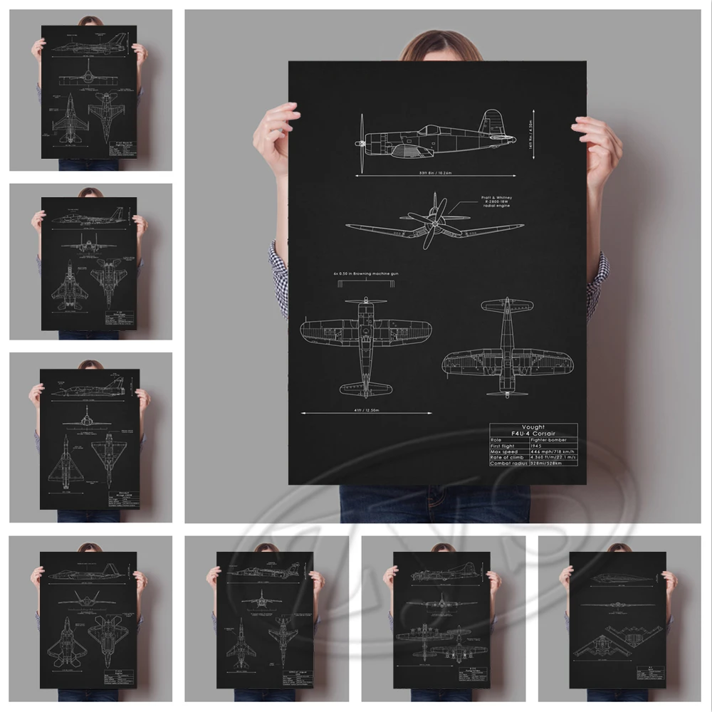 

Модульная картина Hd с изображением самолета, схема для домашнего декора, патентные картины, постер на холсте, классическое настенное изображение для гостиной