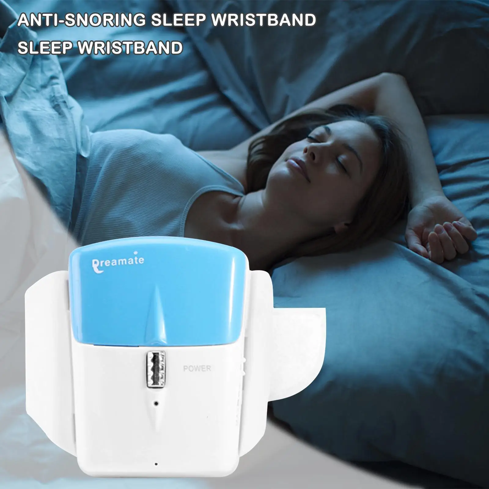 

Electronic Anti Snore Device Wristband Watch Smart Aid Sleep Stopper Snoring Biosensor Night Guard Sleeping Nap