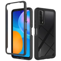 hybrid rugged armor shockproof case for huawei p smart 2021 y7a y7p y8p p40 p30 lite mate 40 pro transparent acrylic back cover