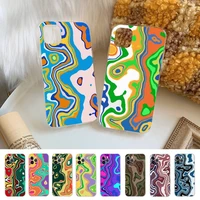 abstract marble art phone case for iphone 13 14 pro max xs xr 12 11 pro 13 mini 6 7 8 plus clear back cover capa