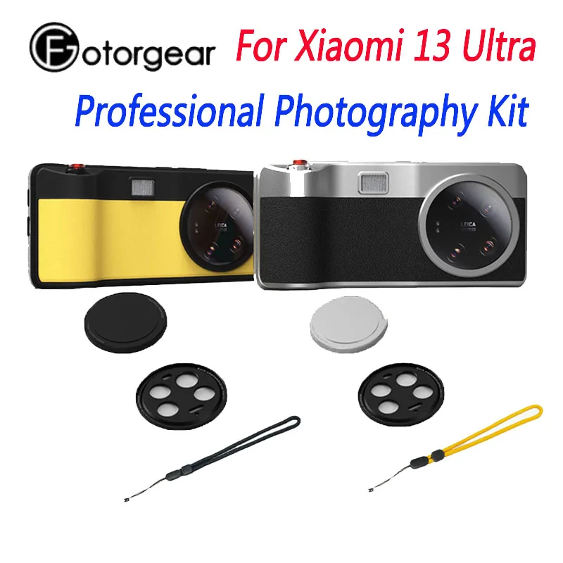 

Fotorgear для Xiaomi 13 ультра Фото чехол для телефона Xiaomi 13 ультра цельный Комплект для фотографии Leica камера набор для телефона