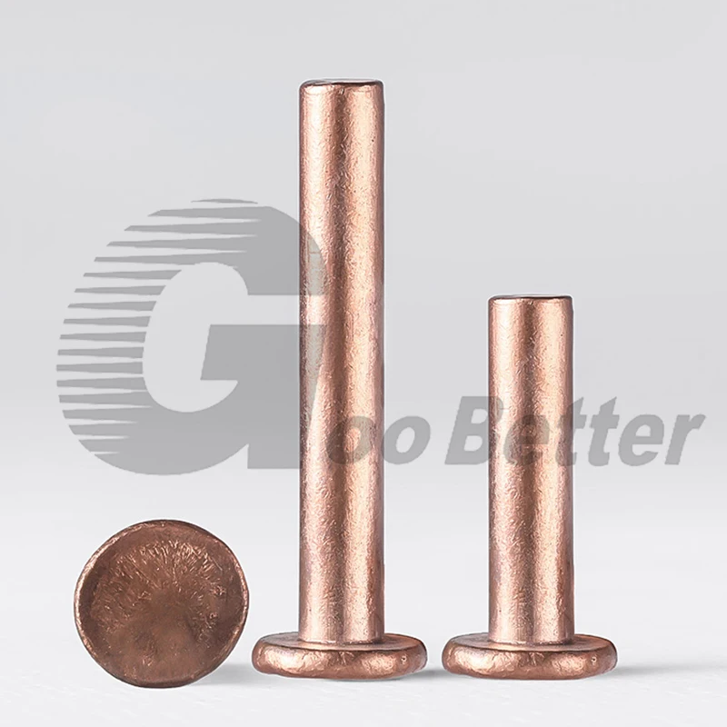 M3(3 мм) M4(4 ударопрочные Медные Плоские заклепки GB109 латунные с потайной головкой