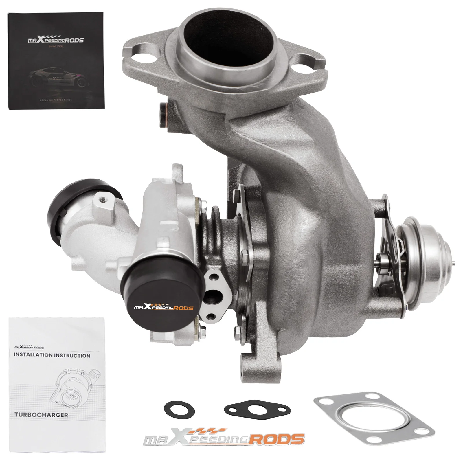Фото Турбокомпрессор MaXpeedingrods для Peugeot 807 607 Fiat Ulysse 2.2 HDI Citroen C8 2.2 HDI 94 кВт 128 л.с. 9641192380 71723516 №2