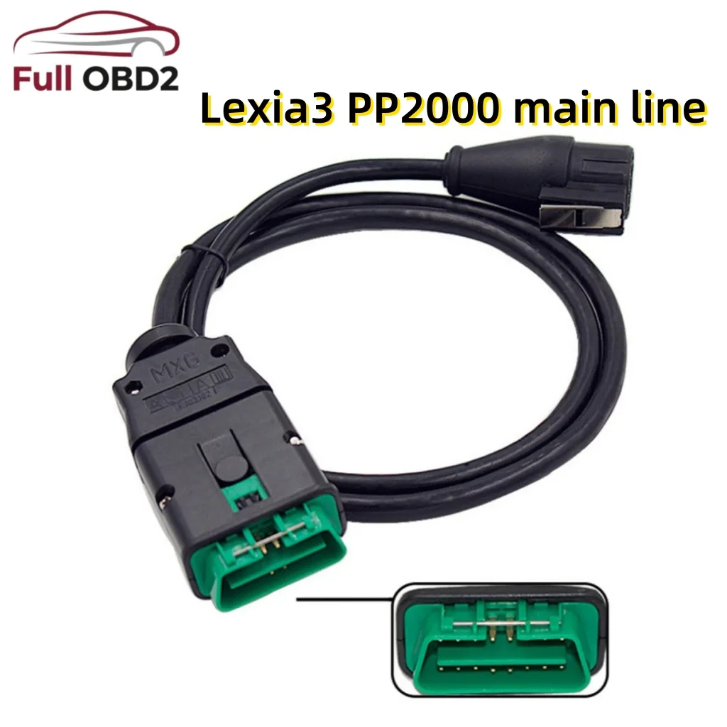 Фото Для Lexia 3 PP2000 основный диагностический кабель OBD2 для Peugeot/Citroen диагностический адаптер соединительный кабель преобразовательный кабель OBD2 №1