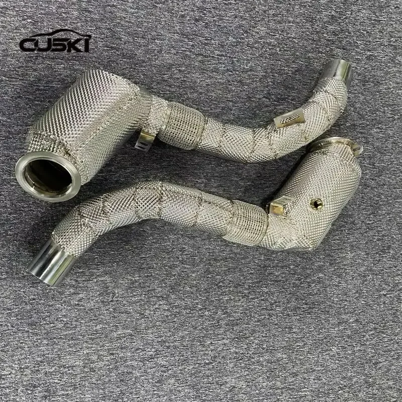 Выхлопная труба для BMW X6 xdrive 50i N63 2014-2018 нержавеющая сталь