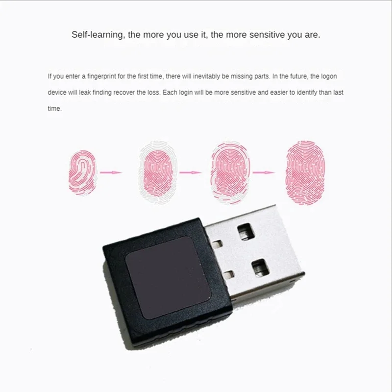 Фото Модуль считывания отпечатков пальцев Mini USB для Windows 10/11 — устройство биометрической безопасности №5