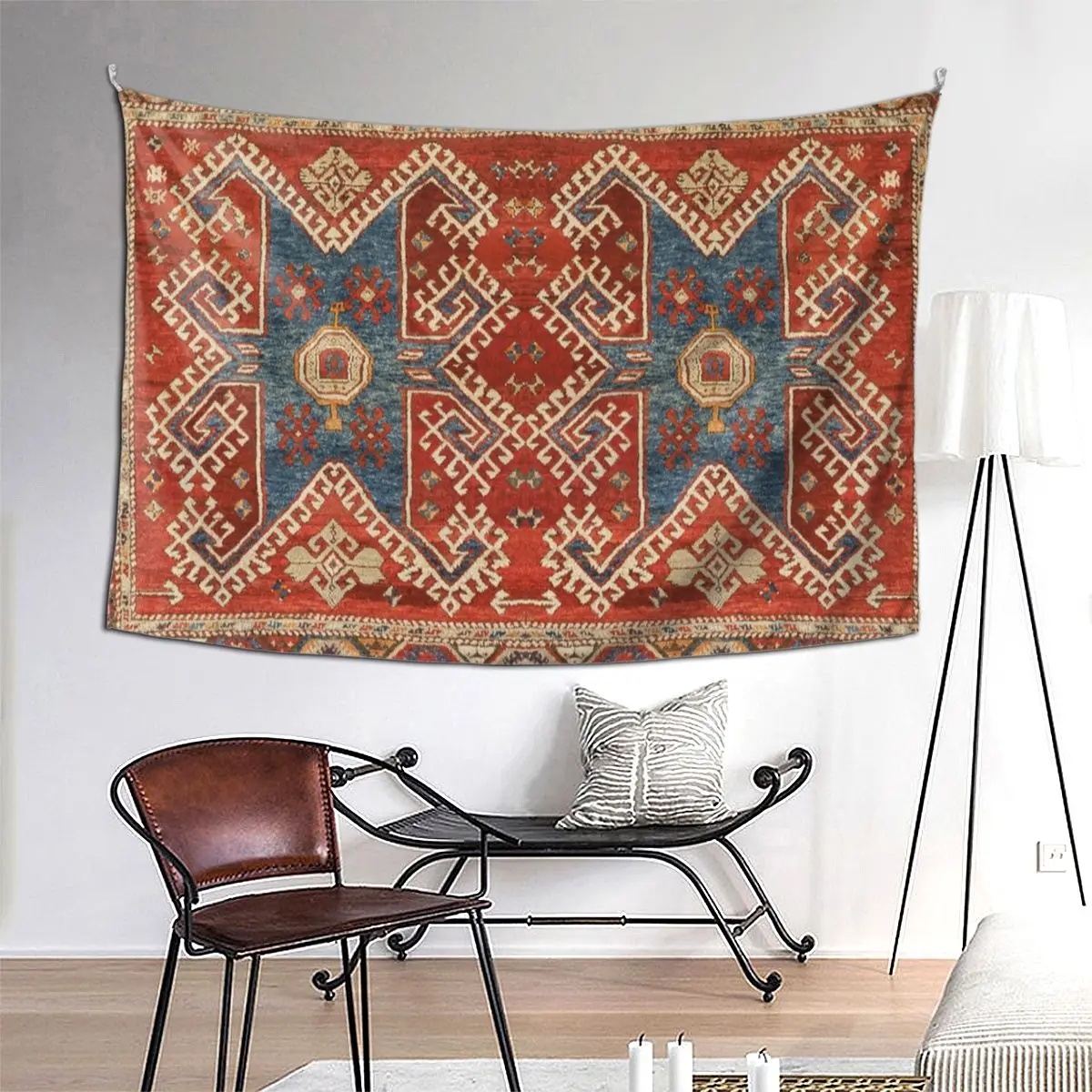 

Oriental Heritage Bohemian Design Tapestry Hippie Wall Hanging Aesthetic Home Decor Tapestries for Living Room Bedroom Dorm Room