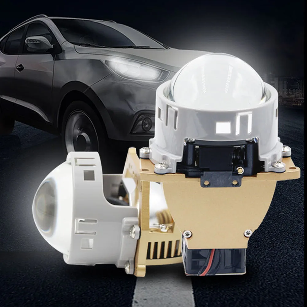 

3.0 Inch Bi LED Len Projector Headlight Angel Eyes Lens H4 H7 9005 9006 Auto Headlamp Shround Light Retroft RHD LHD