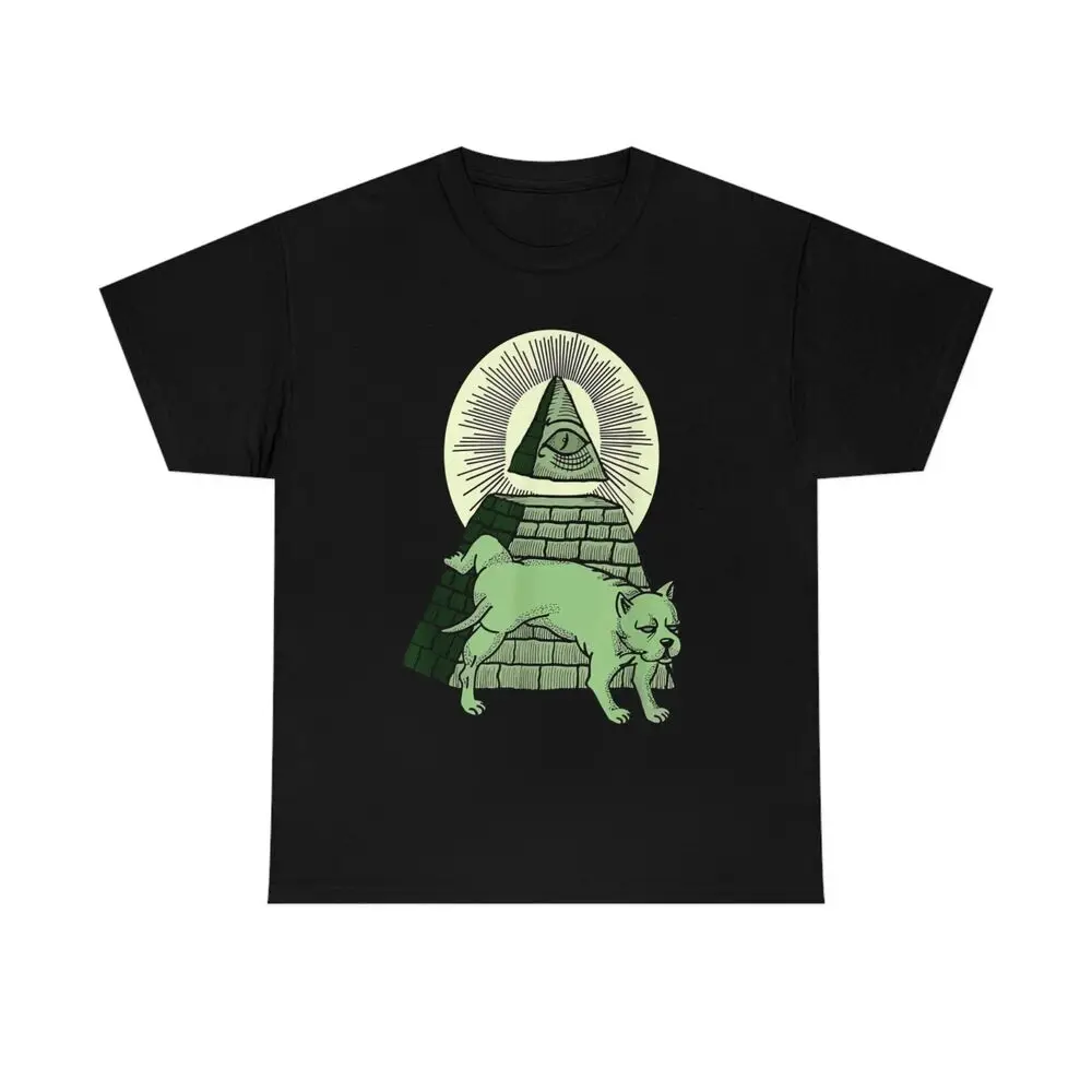 

Anti Illuminati All Seeing Eye Pyramide Mason Tee T-Shirt S-3Xl