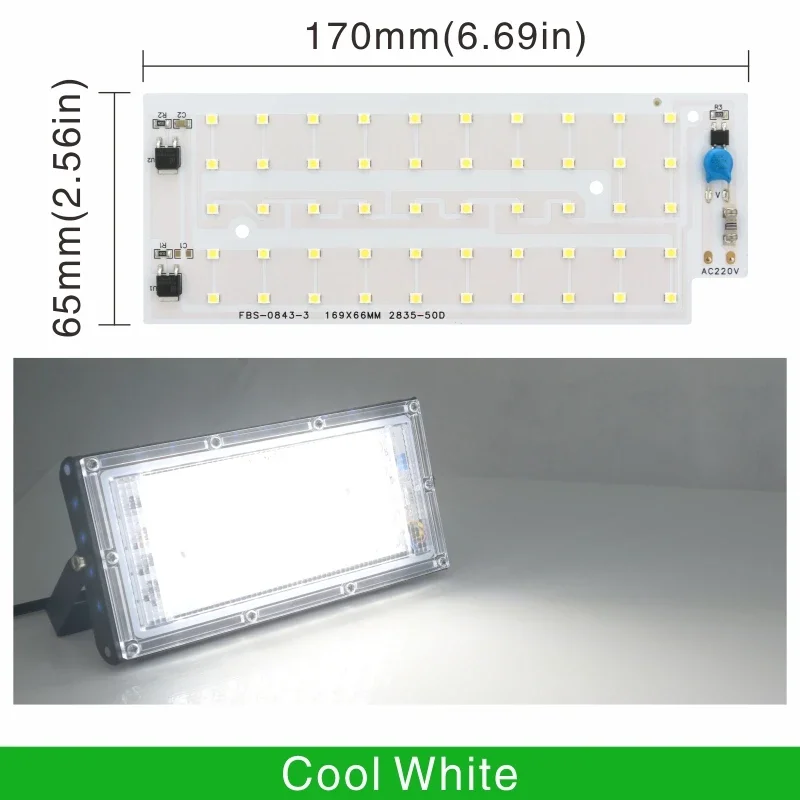 

LARZI 50 Вт светодиодный прожектор SMD 2835 RGB