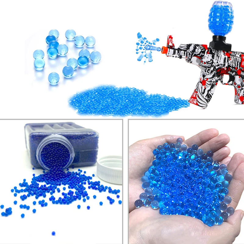 

30000 шт., гидрогелевые пули для страйкбольной винтовки, 7-8 мм