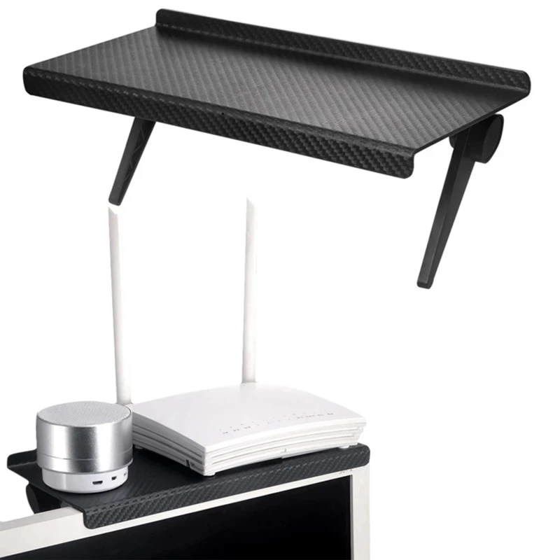 

Регулируемый ТВ экран Верхняя полка компьютерный монитор Настольный экран Верхняя Полка для хранения медиабоксы маршрутизатор для хранен...