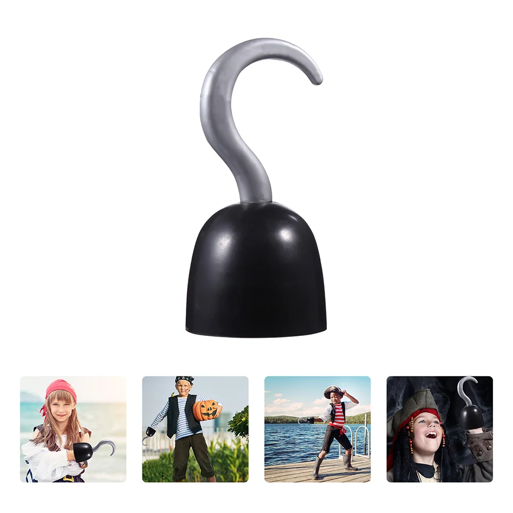 

2 Sets Creative Pirate Hooks Halloween Decorative Props Cosplay Glove Hooks