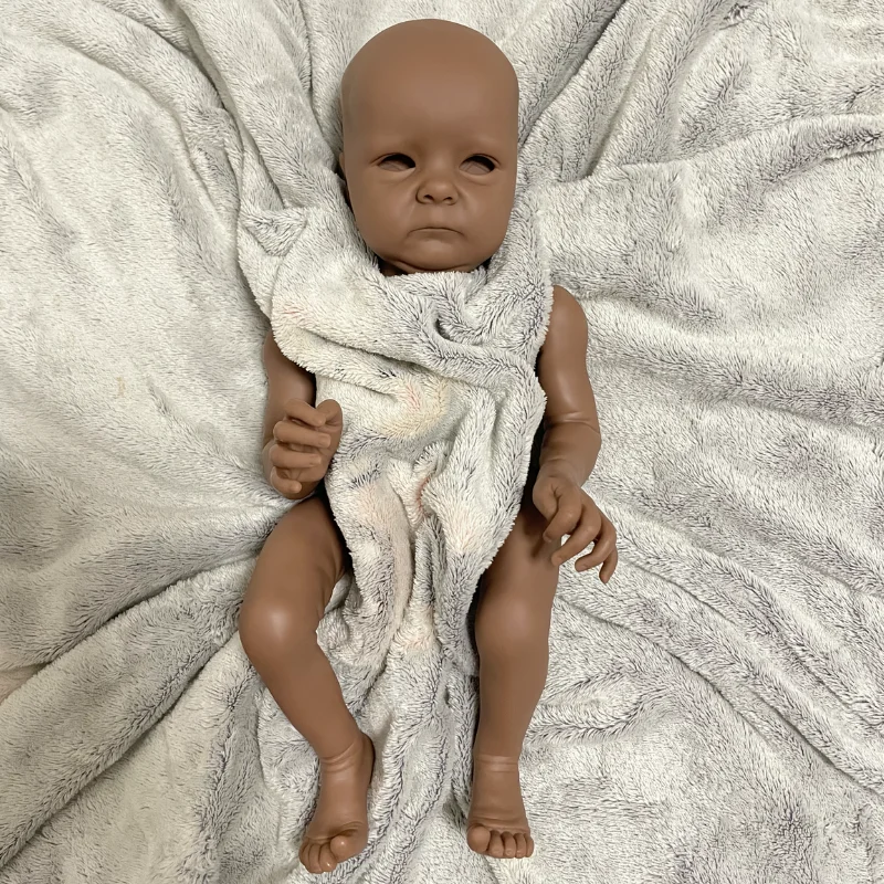 16 Inches Tink Kit Black Skin Bebe Reborn Unpainted Unfinished Molds Premature Baby Size Little Molds Blank Reborn Baby Kit