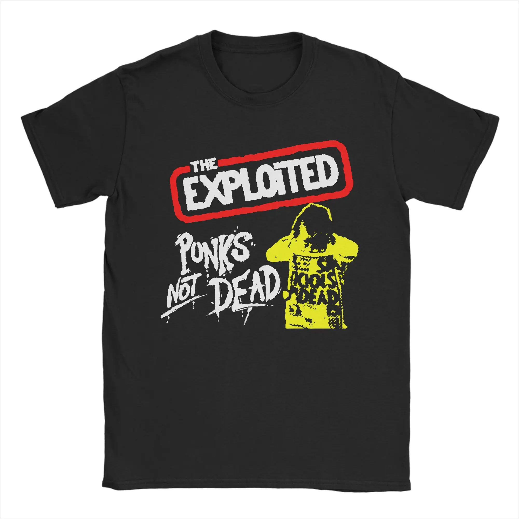 Фото Новинка: футболка Novelty Punks Not Dead The Exploited, мужская футболка с круглым вырезом и короткими рукавами, хлопковые летние топы, рубашки №4