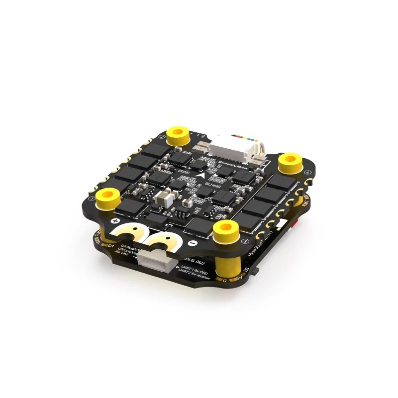 Фото 1 шт. для F405 V4 60A Stack 3-6S FC&ESC ICM42688P F405 FC Полетный контроллер BLHELIS 55A 4-в-1 ESC для FPV фристайл-дронов и моделей БПЛА №4