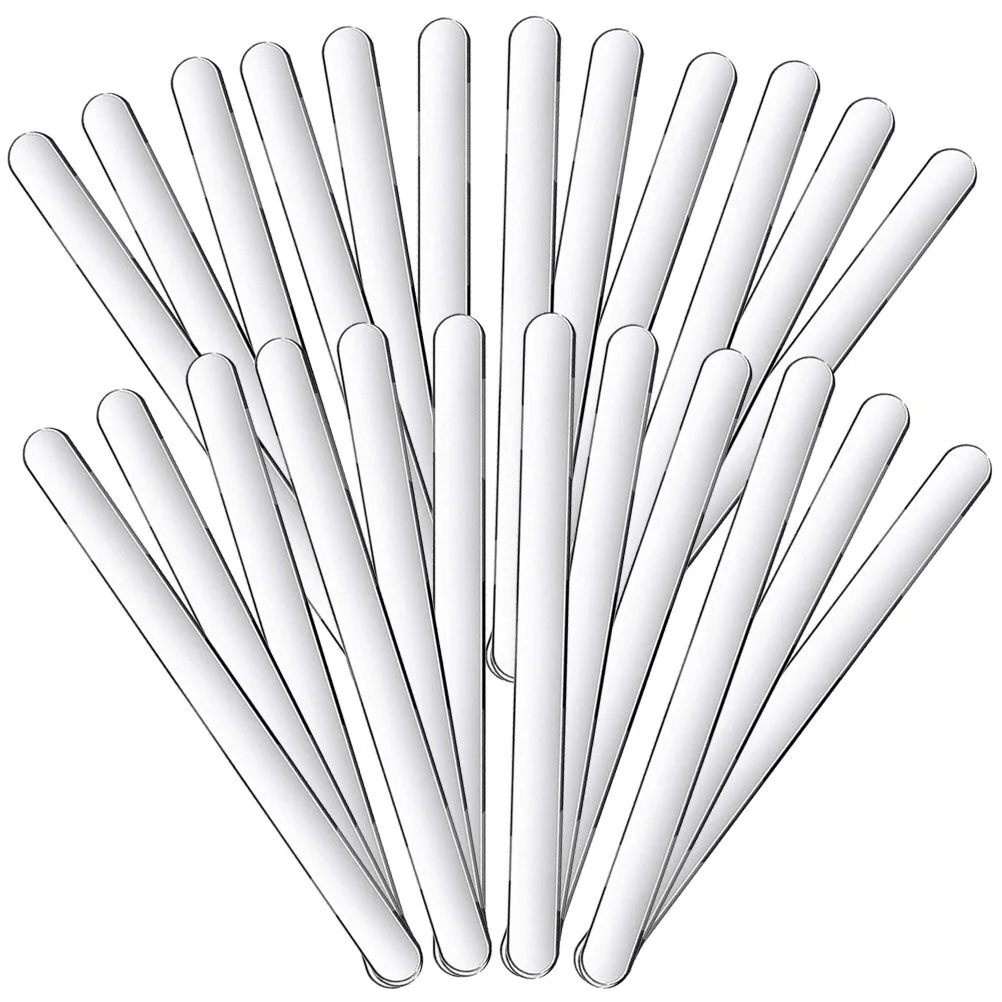 

Transparent Diy Diy Popsicles Stick Acrylic Craft Sticks Acrylic Craft Popsicles Tool Colored Reusable Mini Candy Canes