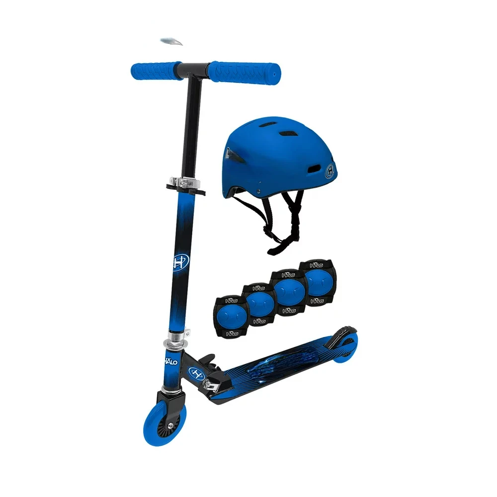 

Above Scooter Combo - 6 piece Super Value Set - Blue Pro scooter Scooter adults Scooter for kids Toddler scooter